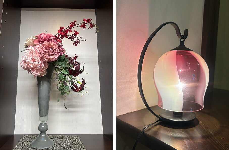 クリニックは桃色に包まれ春の訪れを感じます